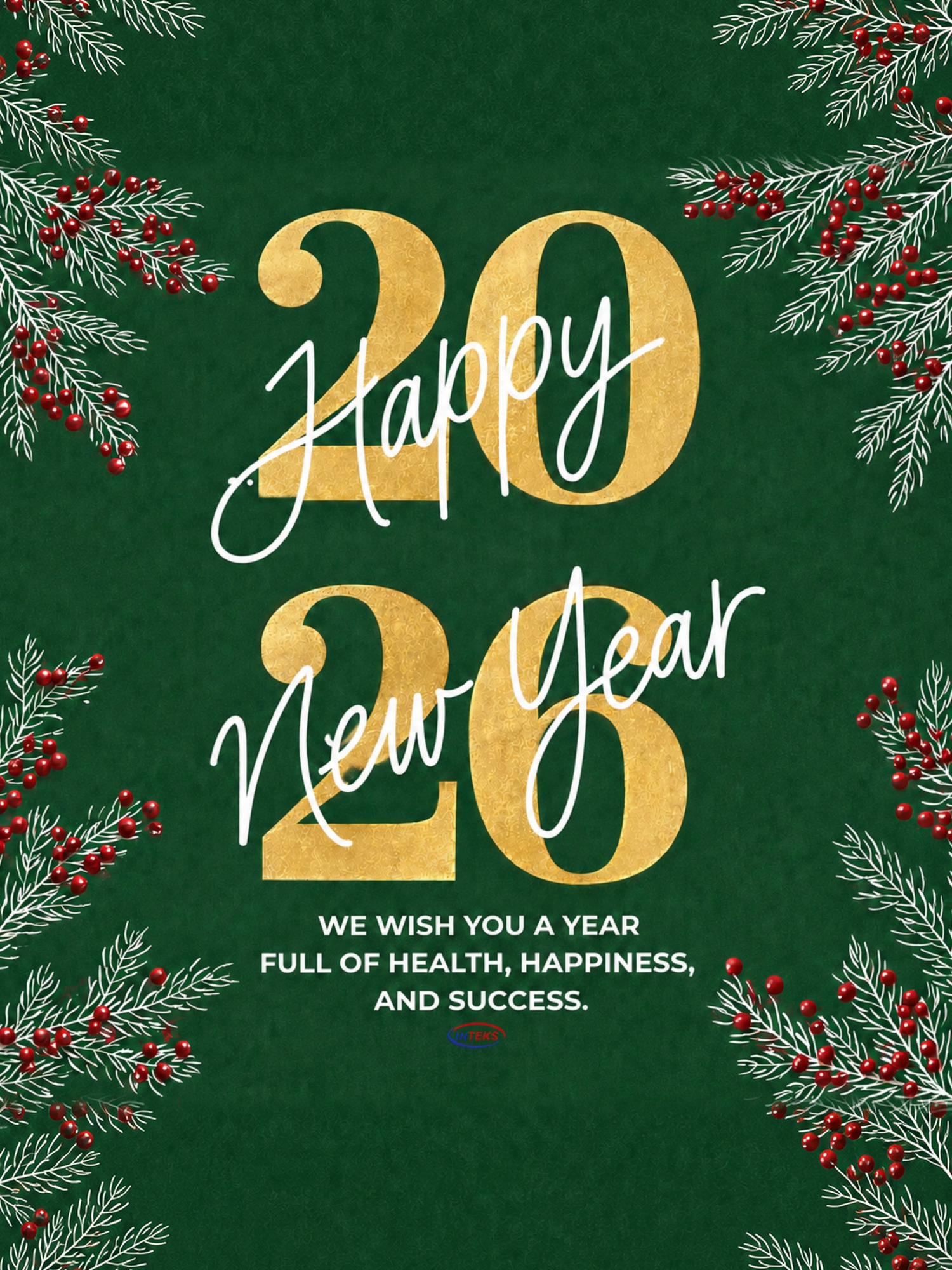 Corporate New Year Cards — Graphic Design by Selin Uysal
